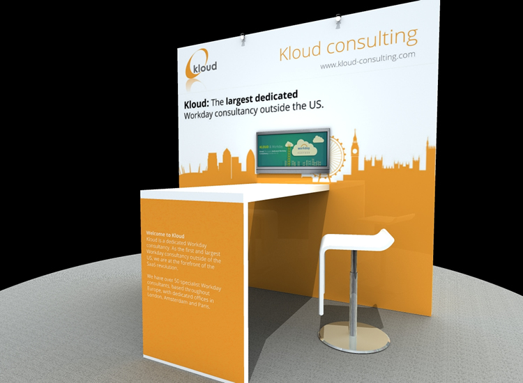 Kloud Exhibition Stand for Workday Rising Europe